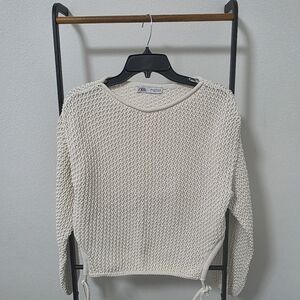 Zara Women Textured Sweater